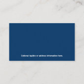 ブルーモダンフォトエ実在ステート 名刺 (裏面)