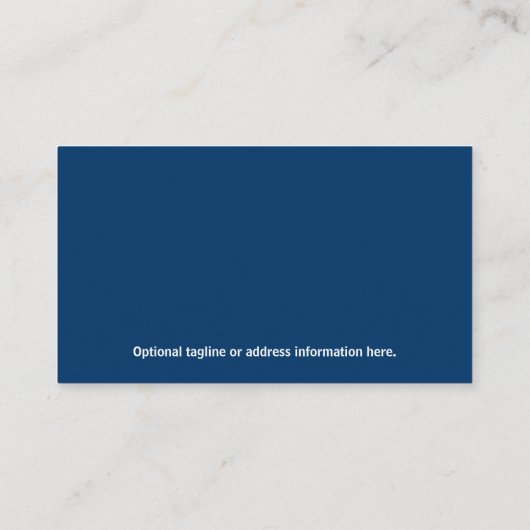 ブルーモダンフォトエ実在ステート 名刺 (裏面)