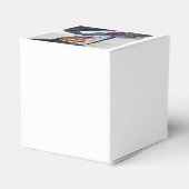 ブルーモダンブラックカスタム写真卒業 フェイバーボックス (裏面サイド)