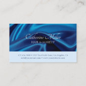 ブルーモダンヘア&メイクアップアーティスト美しいサロン ロイヤリティカード (裏面)