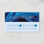 ブルーモダンヘア&メイクアップアーティスト美しいサロン ロイヤリティカード (正面)