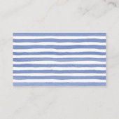 ブルーモダンベビーおむつラッフル エンクロージャーカード (裏面)