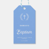ブルーモダンボーイ | バプテスマ | お願い ギフトタグ (正面)