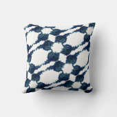 ブルーモダンムレックス・シーセル抽象芸術芸術的 クッション (裏面)