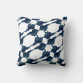 ブルーモダンムレックス・シーセル抽象芸術芸術的 クッション (正面)