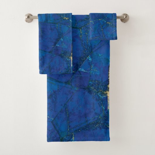 ブルーモダンラピスラズリ バスタオルセット (インサイチュ)