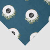 ブルーモダンリースカスタム会社のロゴ 薄葉紙 (詳細)