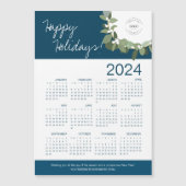 ブルーモダンリースロゴはこちら2024カレンダー (正面)