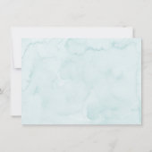 ブルーモダンレースカー誕生日 サンキューカード (裏面)