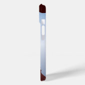 ブルーモダンヴィンテージパリエッフェルタワー Case-Mate iPhoneケース (裏面 / 左)