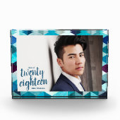 ブルーモダン抽象芸術大学院写真集クラス フォトブロック (正面)