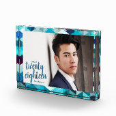 ブルーモダン抽象芸術大学院写真集クラス フォトブロック (右)