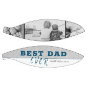 ブルーモダン最高のパパEver Father's Day 3 Photo バスケットボール (パネル)