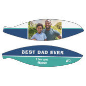 ブルーモダン最高のパパEver Photo Father バスケットボール (パネル)