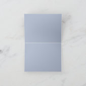 ブルーモダン紙カットマンダラサンキュー サンキューカード (内部)