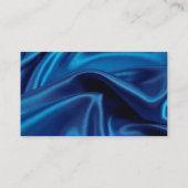 ブルーモダン美しいサロンヘアメイクアップアーティスト 名刺 (裏面)