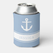 ブルーモダン航海のいかり名前をカスタムする 缶クーラー (缶裏面)