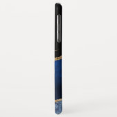 ブルーモダン金ゴールドアゲートトートバッグ Case-Mate iPhoneケース (裏面/左)