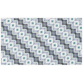 ブルーモダン&ティール（緑がかった色）テーブルクロス テーブルクロス (正面(横))