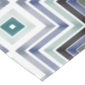 ブルーモダン&ティール（緑がかった色）テーブルクロス テーブルクロス (アングル)