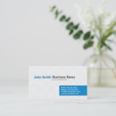 ブルーモダン&ホワイトプロフェッショナル 名刺 (スタンド正面)