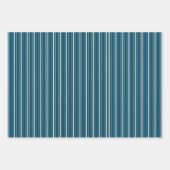 ブルーモダン&金ゴールドハッピーハヌッカスターズ ラッピングペーパーシート (正面2)