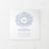 ブルーモノグラムの芸術物語の献身的な結婚作品 三つ折りプログラム (カバー)