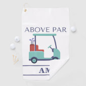 ブルーモノグラムイニシャル ゴルフタオル (インサイチュ)