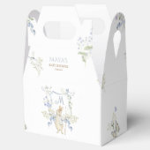 ブルーモノグラムクレストピーターザラビットベビーシャワー フェイバーボックス (オープン)