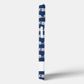 ブルーモノグラムメールキャリア郵便トラック Case-Mate iPhoneケース (裏面 / 右)