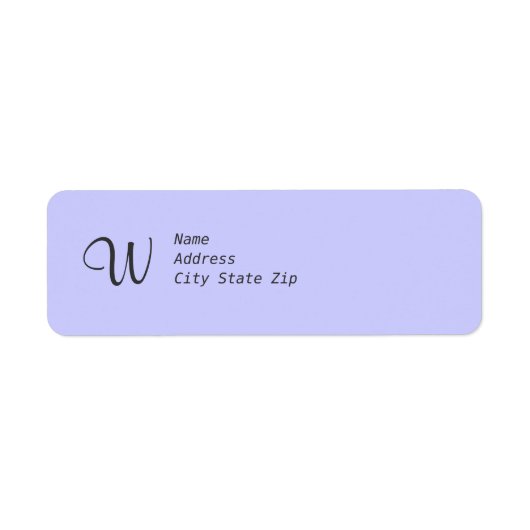 ブルーモノグラムラベル ラベル (正面)