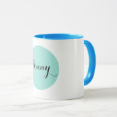 ブルーモノグラムリンガーコンボマグカップ マグカップ (正面右)