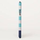 ブルーモノグラム名門私立校風のiPhoneケース Case-Mate iPhoneケース (裏面/右)