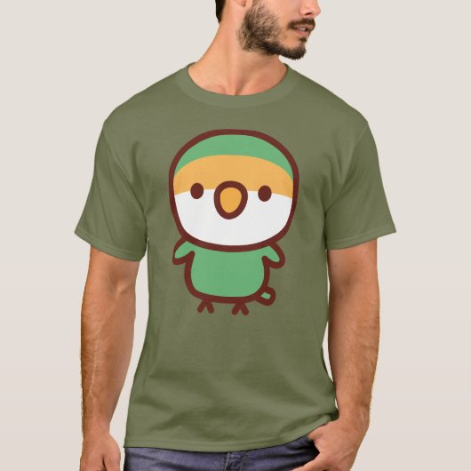 ブルーモモイロインコ Tシャツ (正面)