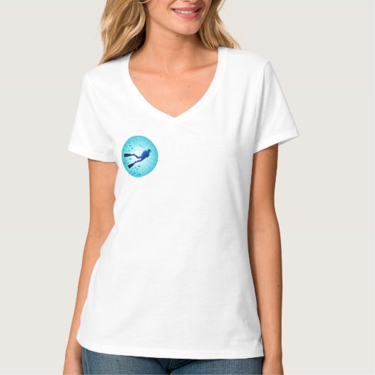 ブルーモルディブ Tシャツ (正面)