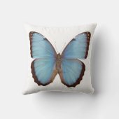 ブルーモルフォバタフライ クッション (裏面)