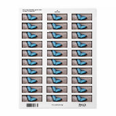 ブルーモルフォバタフライ ラベル (フルシート)