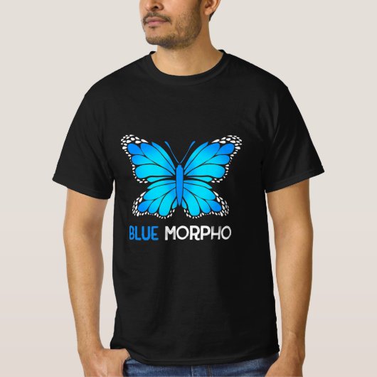 ブルーモルフォバタフライ Tシャツ (正面)
