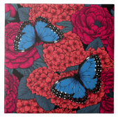 ブルーモルフォ庭園 タイル (正面)