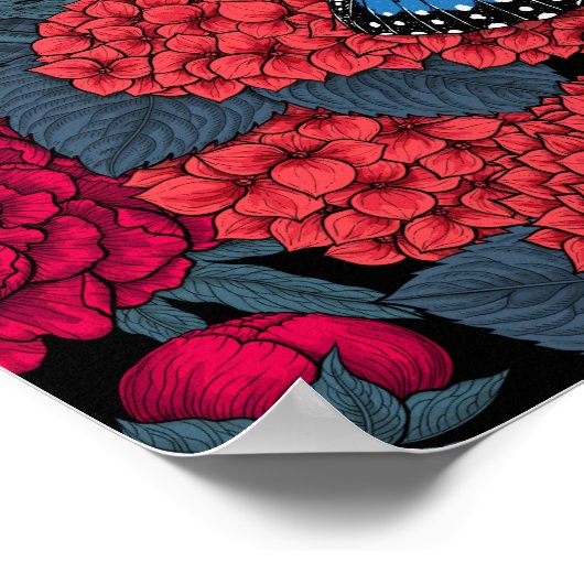 ブルーモルフォ庭園 ポスター (角)