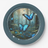 ブルーモルフォ紙プレート ペーパープレート (正面)