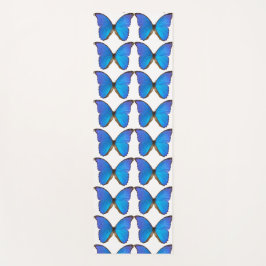 ブルーモルフォ蝶ヨガマット ヨガマット