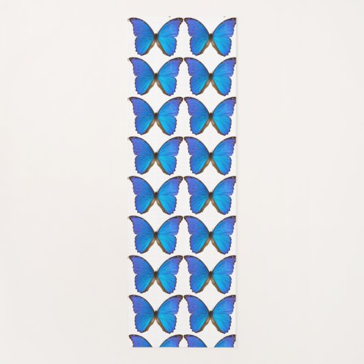 ブルーモルフォ蝶ヨガマット ヨガマット (正面)