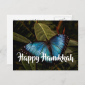 ブルーモルフォ、ハッピーハヌカー シーズンポストカード (正面/裏面)