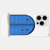 ブルーモロッコのドア - エレガントなスマホケースデザイン Case-Mate iPhoneケース (裏面 (横))