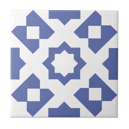 ブルーモロッコタイル10 タイル (正面)