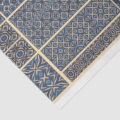 ブルーモロッコデザインタイル分離紙 薄葉紙 (詳細)