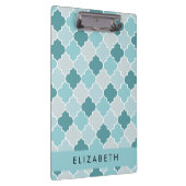 ブルーモロッコトレリス，クローバー，あなたの名前 クリップボード (右)