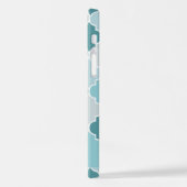 ブルーモロッコトレリス,クローバー,あなたの名前 iPhoneケース (左側面)