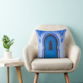 ブルーモロッコドア クッション (椅子)